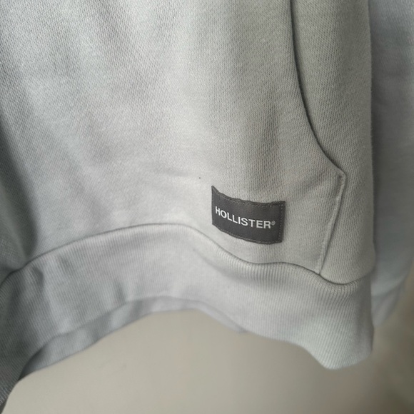 Hollister Light Gray Sweatshirt - Picture 2 of 4